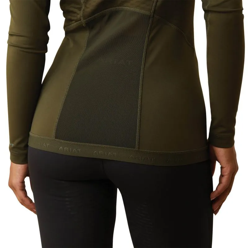 Ariat Ascent Quarter Zip Ladies Baselayer  - Relic-5
