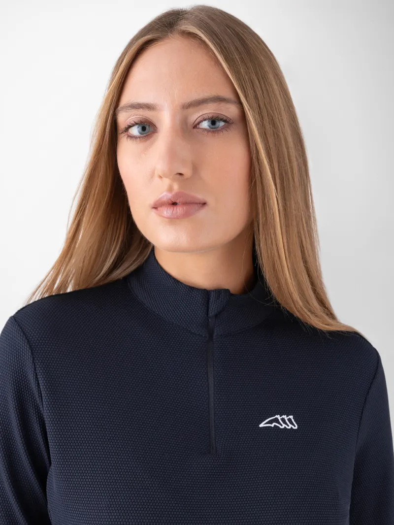 Equiline Ebrandep Women's Second Skin Base Layer - Blue-4