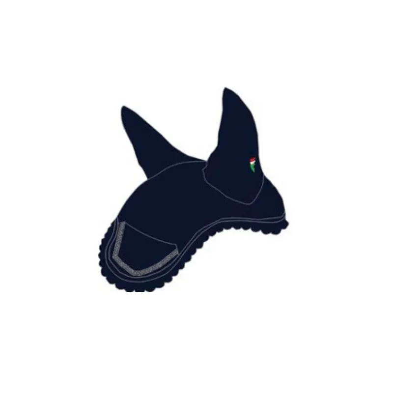 Equiline Emerald Fly Veil - Navy