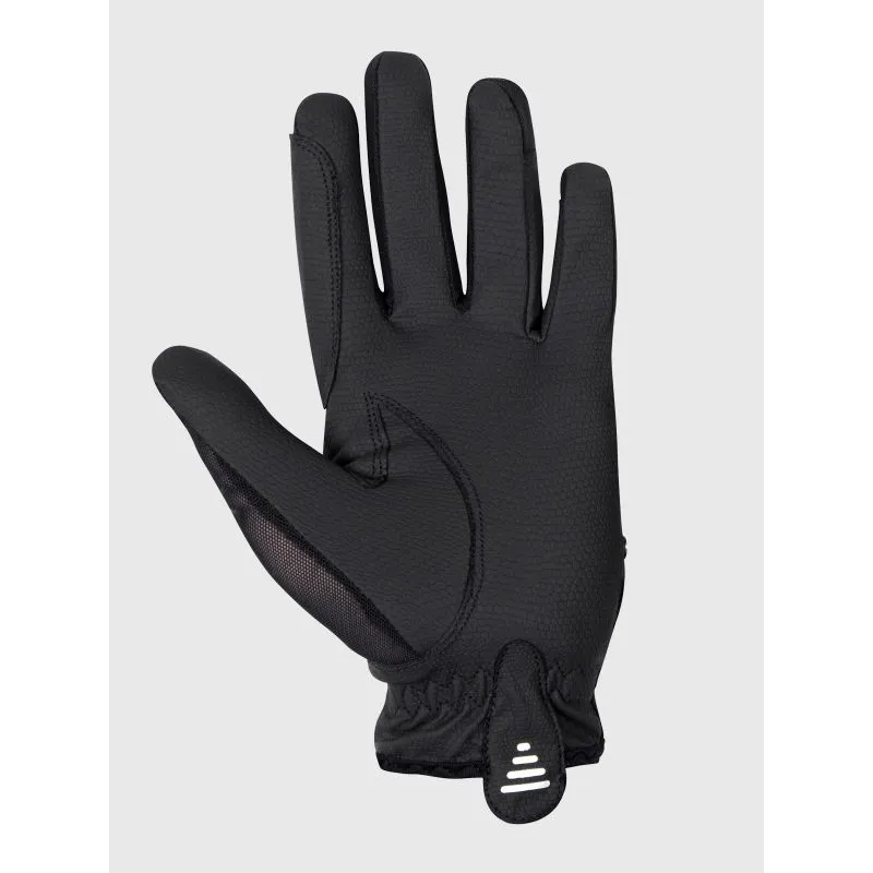 Equiline Summer Riding Gloves - Black-1