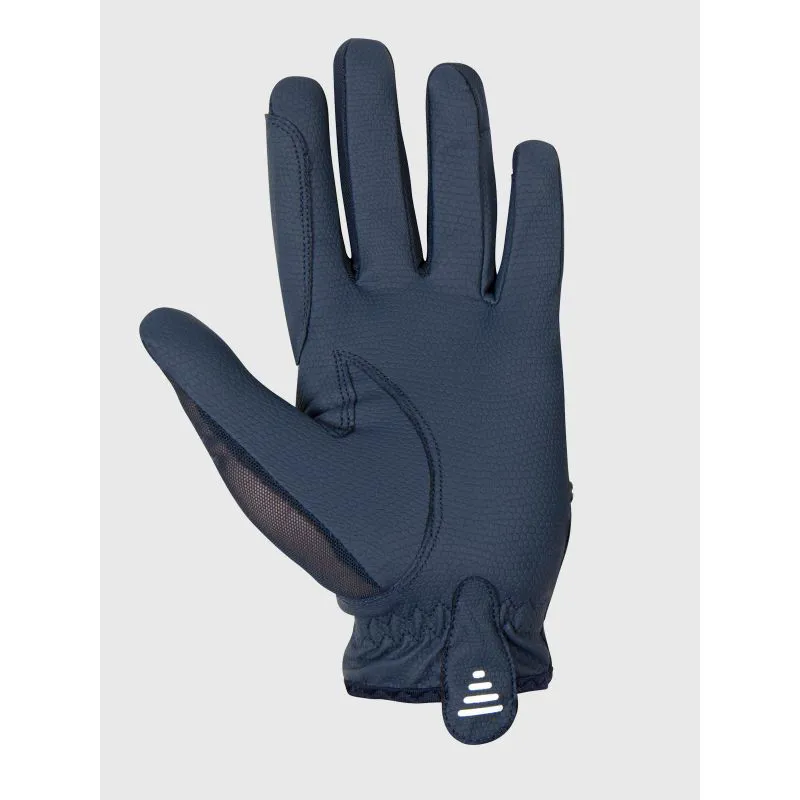 Equiline Summer Riding Gloves - Navy-1