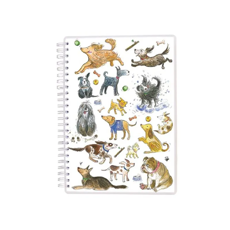 Happy Dogs A5 Wiro Notebook