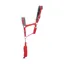 Hy Equestrian Sport Active Head Collar and Lead Rope - Rosette Red