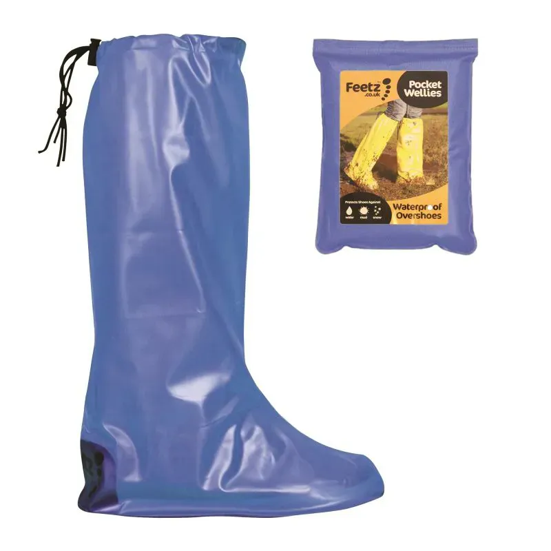 Joules Feetz Pocket Wellies - Blue