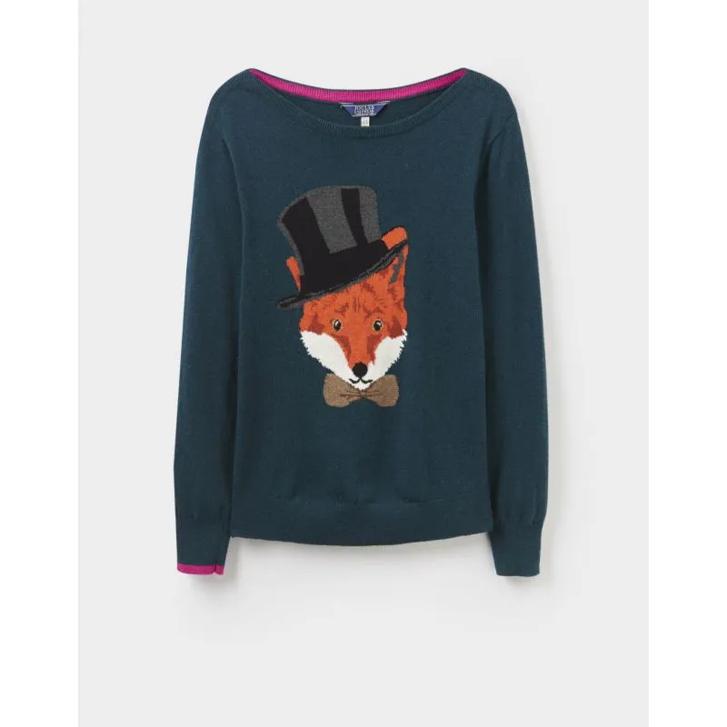 Joules Marsha Ladies Jumper 14 - Pine Marl Fox-1