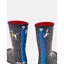 Joules Roll Up Flexible Printed Girls Wellies - Navy Spotty Horse
