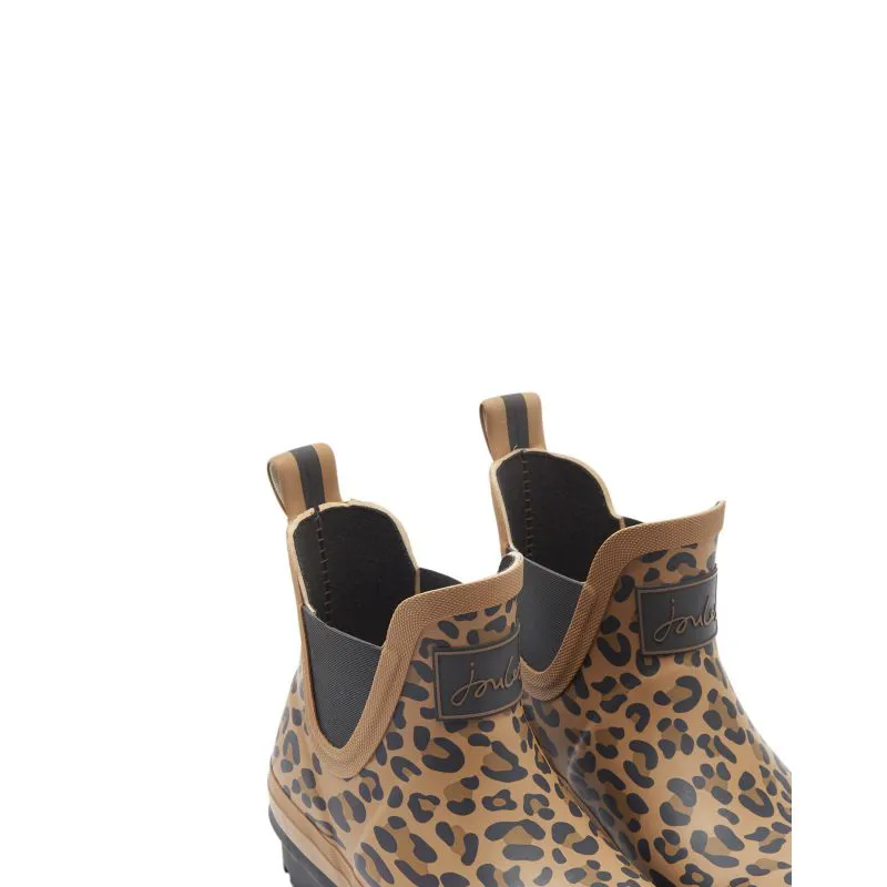 Joules Wellibob Short Height Printed Wellies Women's 3 - Khaki Leopard-3