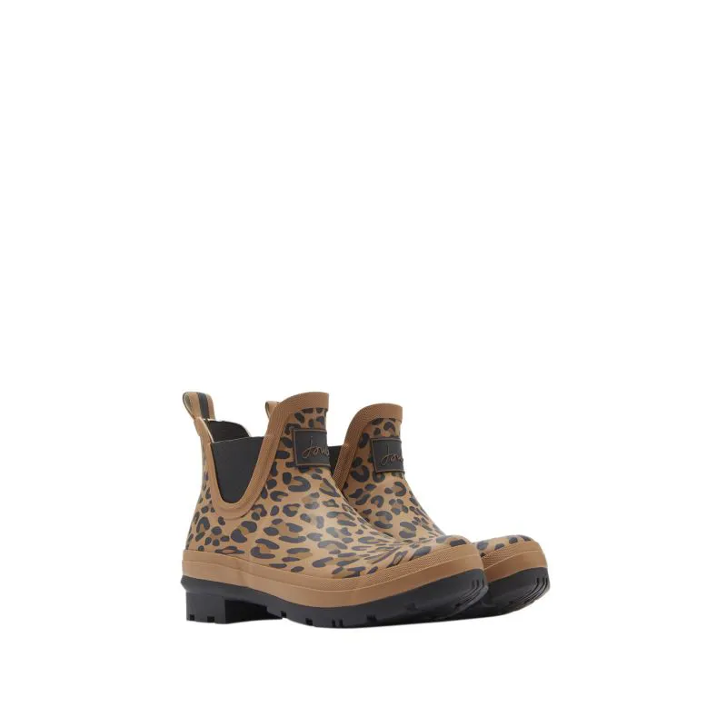 Joules Wellibob Short Height Printed Wellies Women's - Tan Leopard-1