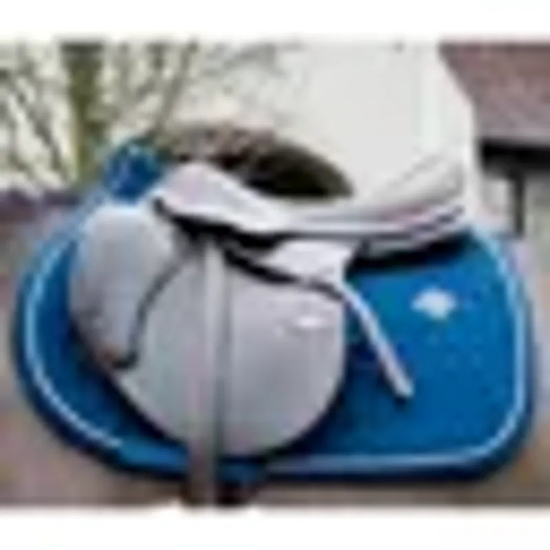 Kentucky Basic Velvet Jumping Saddle Pad - Navy