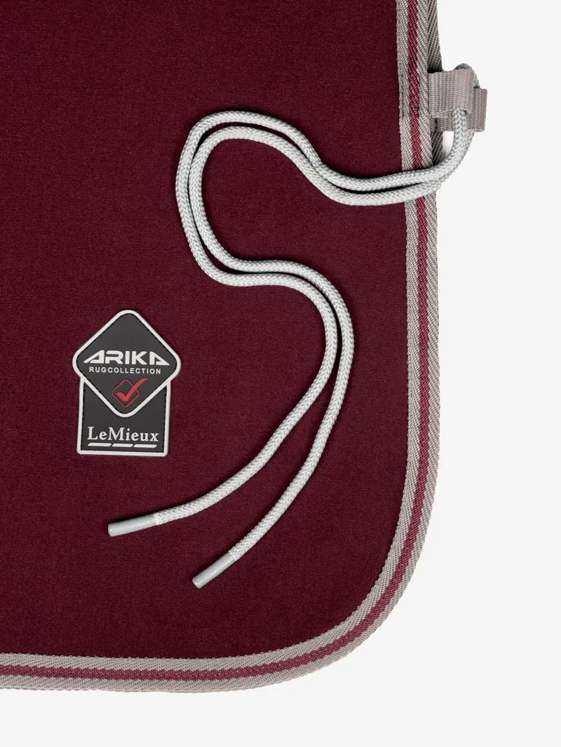 LeMieux Arika Jersey-Tek Fleece Rug - 6'0 - Burgundy-1