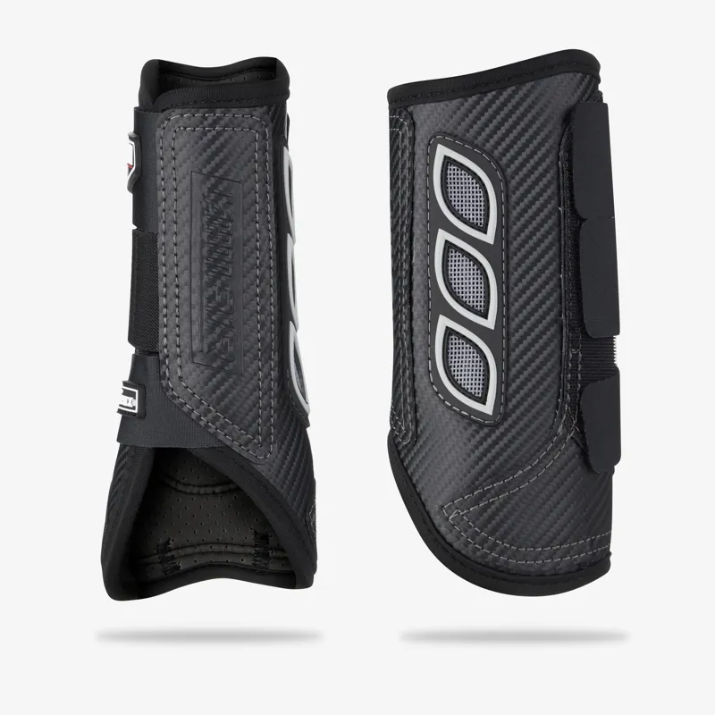 LeMieux Carbon Air XC Front Boots - Black-1