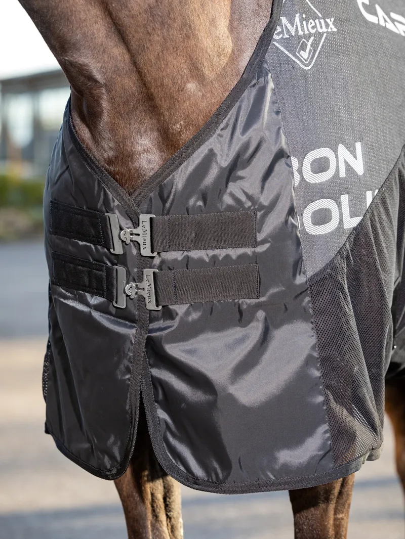 LeMieux Carbon Cooler Rug - Black-2