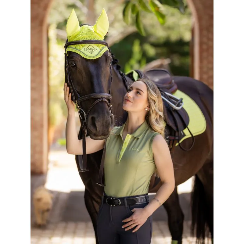 LeMieux Classic Fly Hood - Large - Kiwi-1