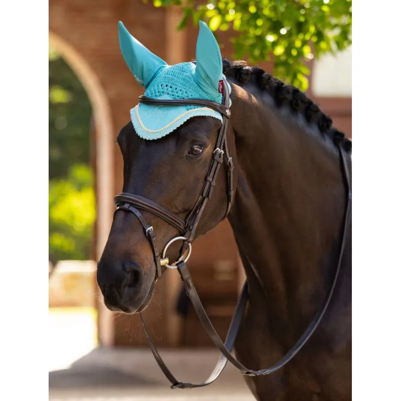 LeMieux Classic Fly Hood - Large - Lagoon-1