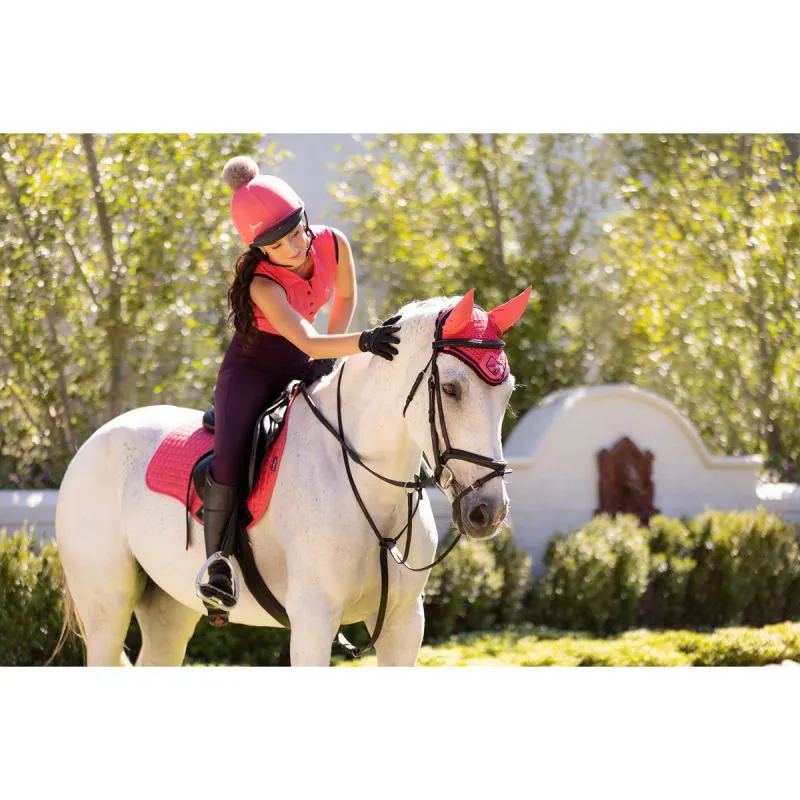 LeMieux Classic Fly Hood - Large - Papaya-1