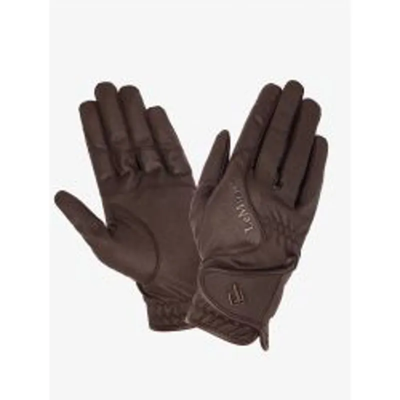 LeMieux Close Contact Gloves - Brown