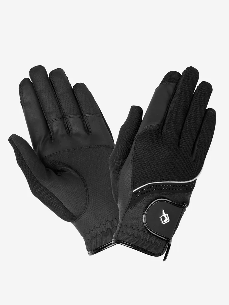 LeMieux Crystal Gloves - Black