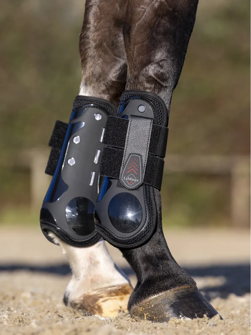 LeMieux Derby Projump Tendon Boot - Large - Black-3