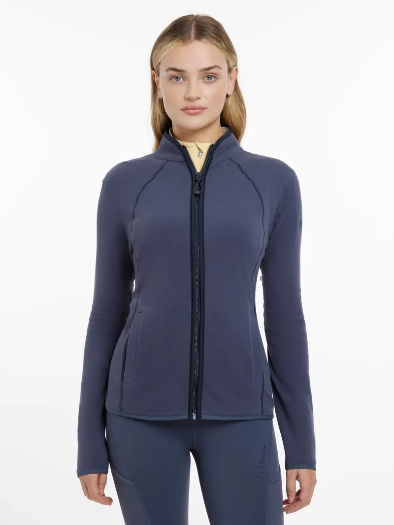 LeMieux Faye Fleece Zip Through - Dusk Blue