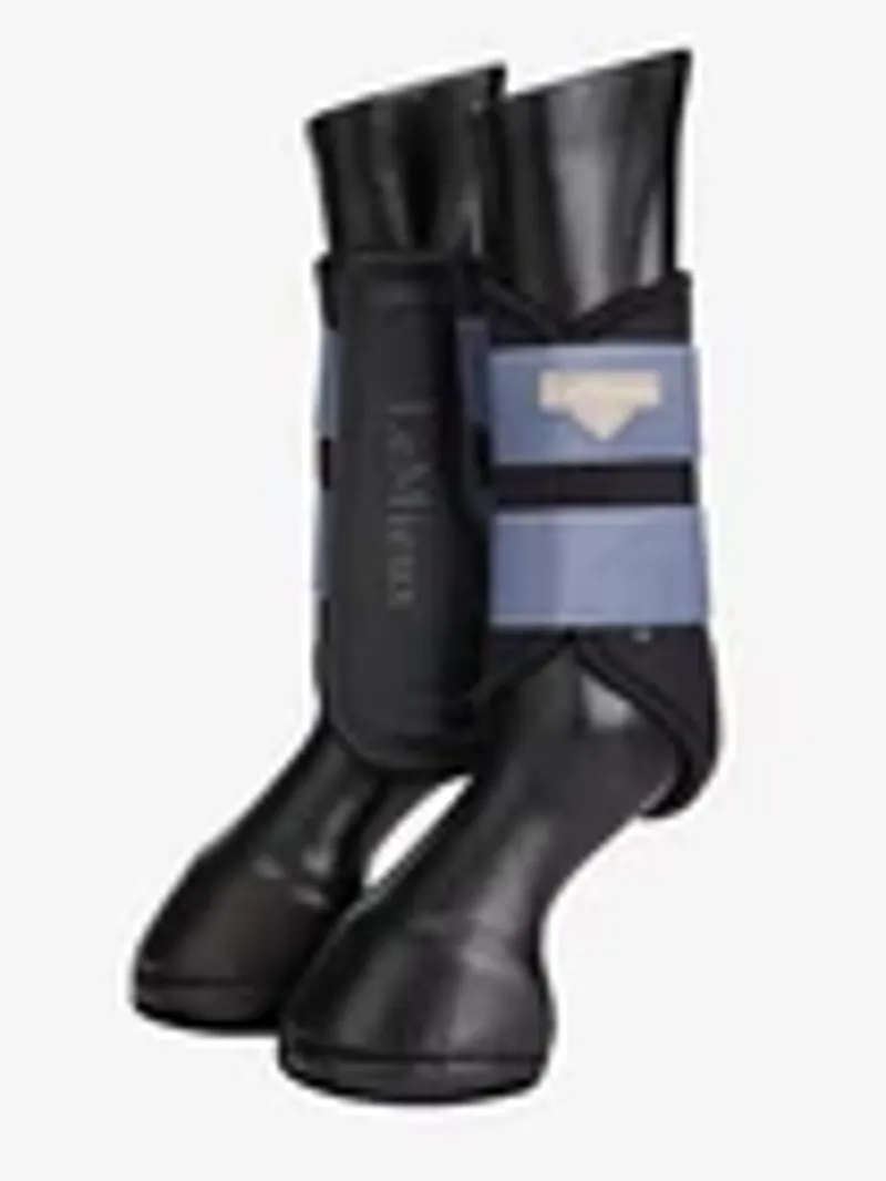 LeMieux Grafter Brushing Boots - XL - Jay Blue