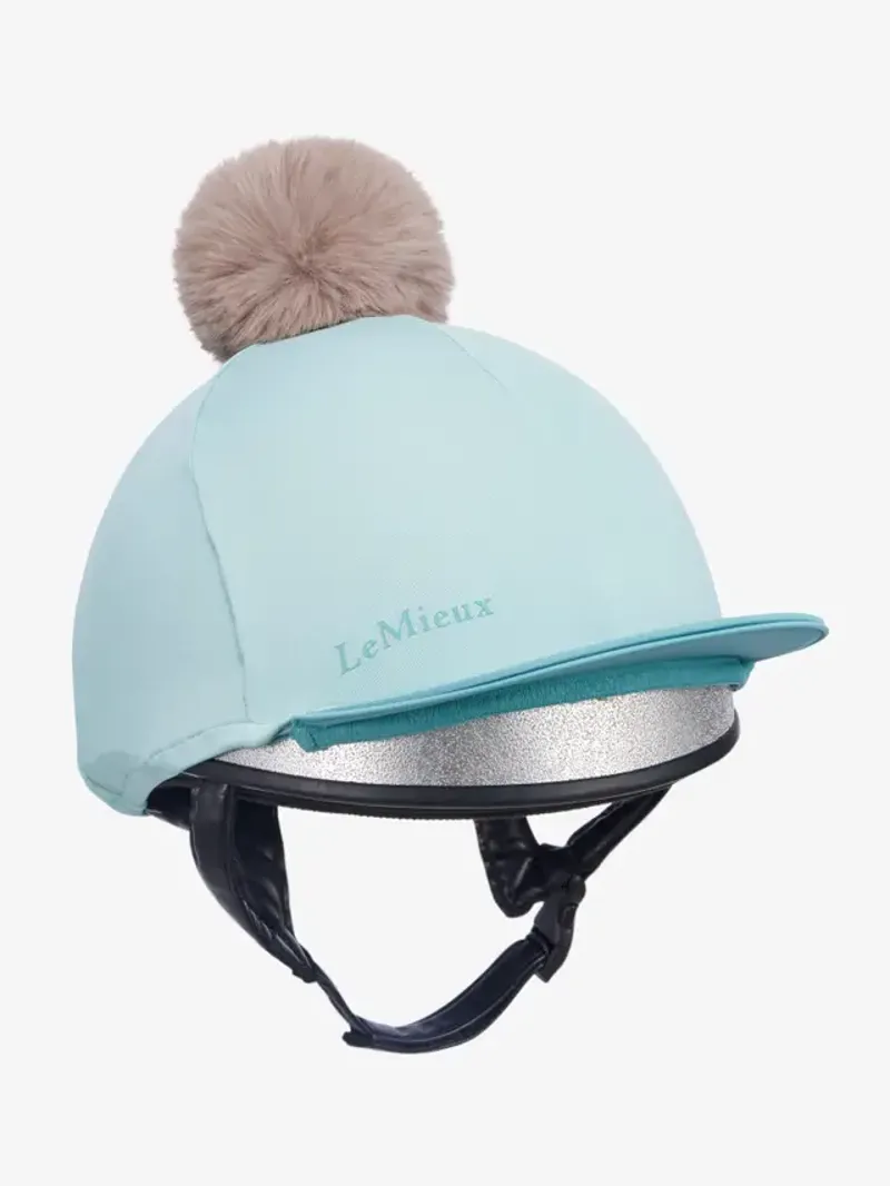 LeMieux Pom Hat Silk - Lagoon/Aqua