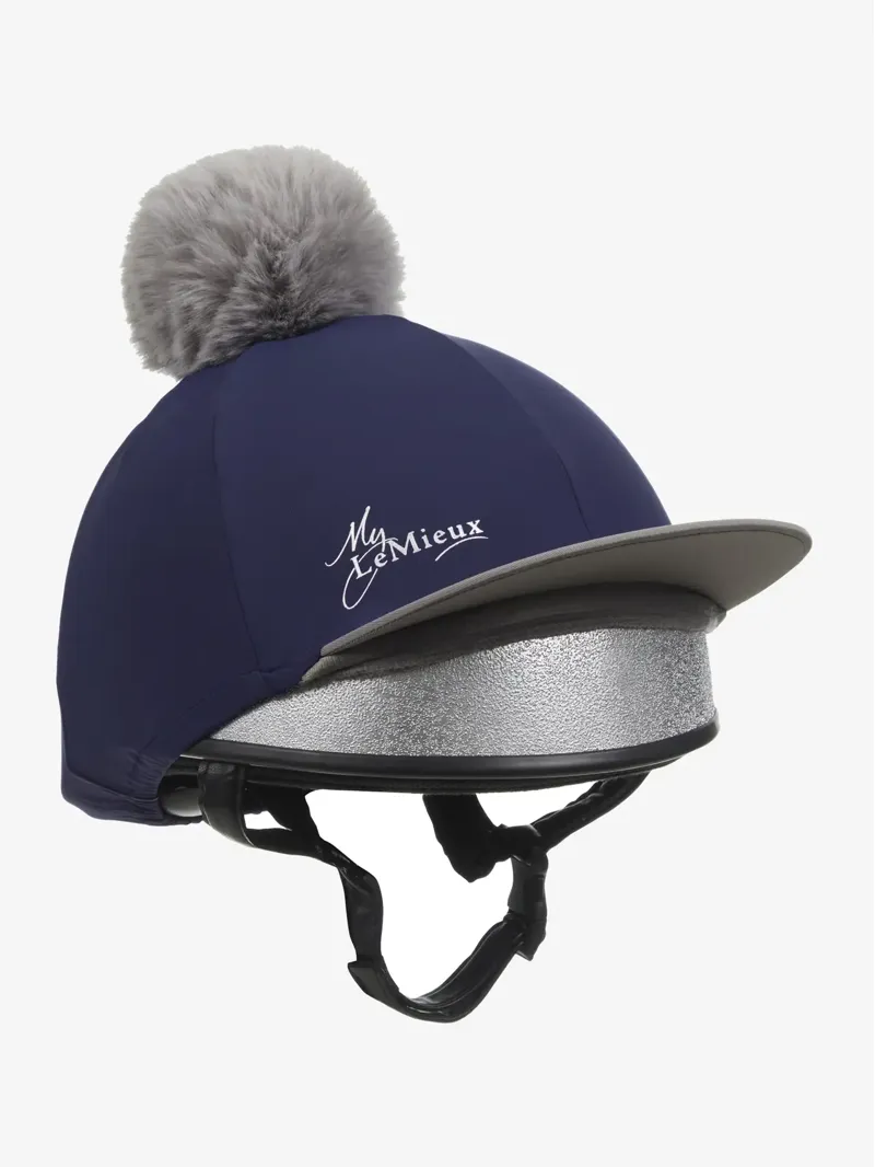 LeMieux Pom Hat Silk - Navy