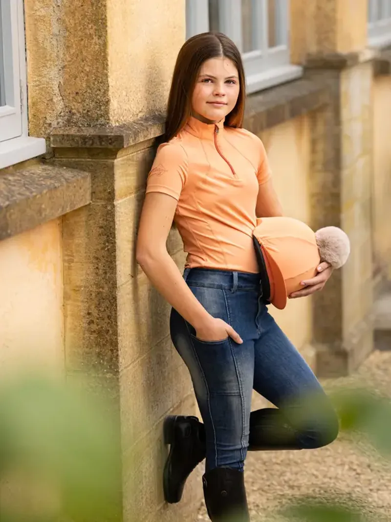 LeMieux Pom Hat Silk - Sherbet-1