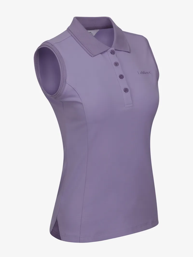 LeMieux Sleeveless Polo Shirt - Iris - 18-1