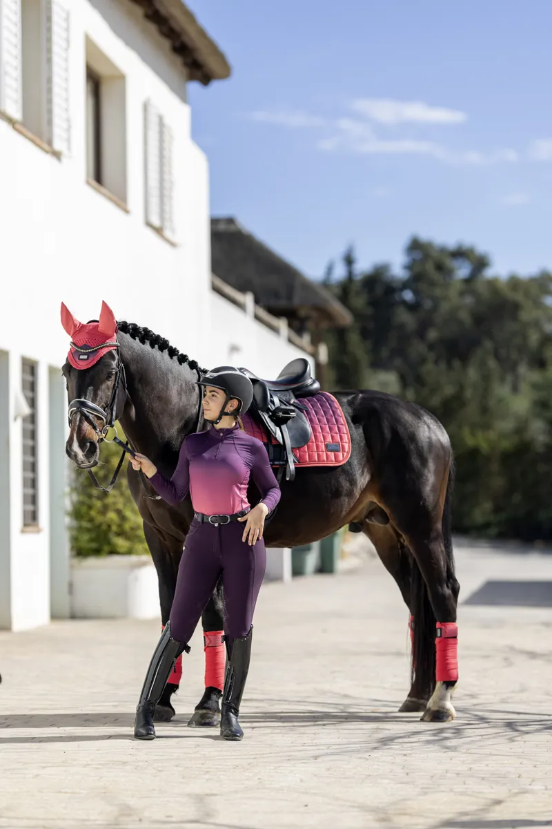 LeMieux Spectrum Fly Hood - Papaya-1