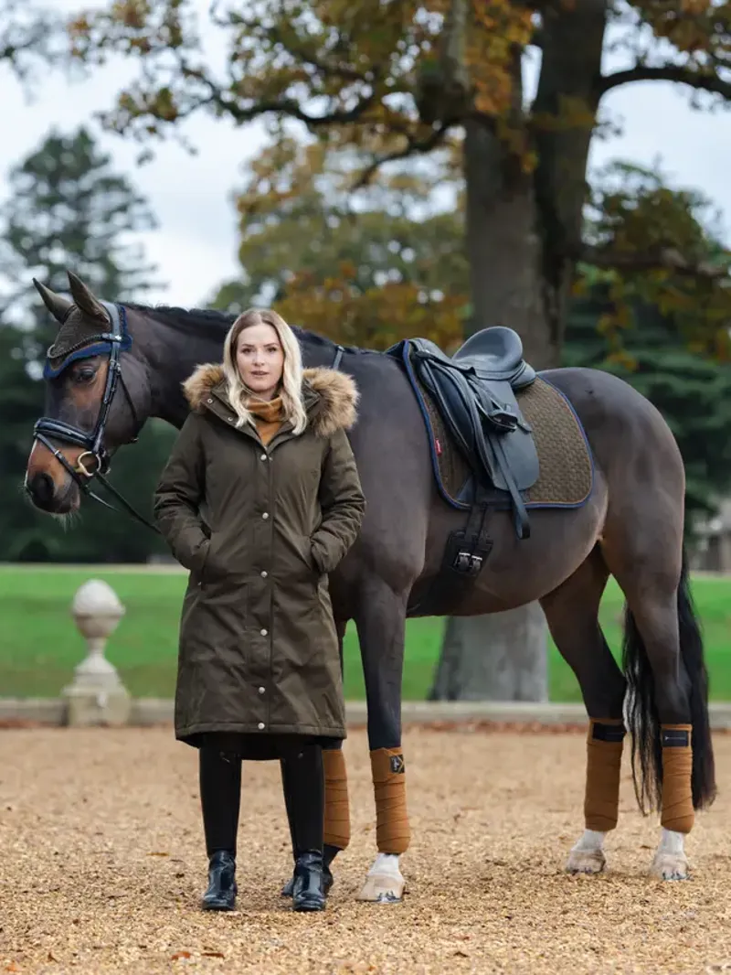 LeMieux Suede Dressage Square - Alpine - L-1
