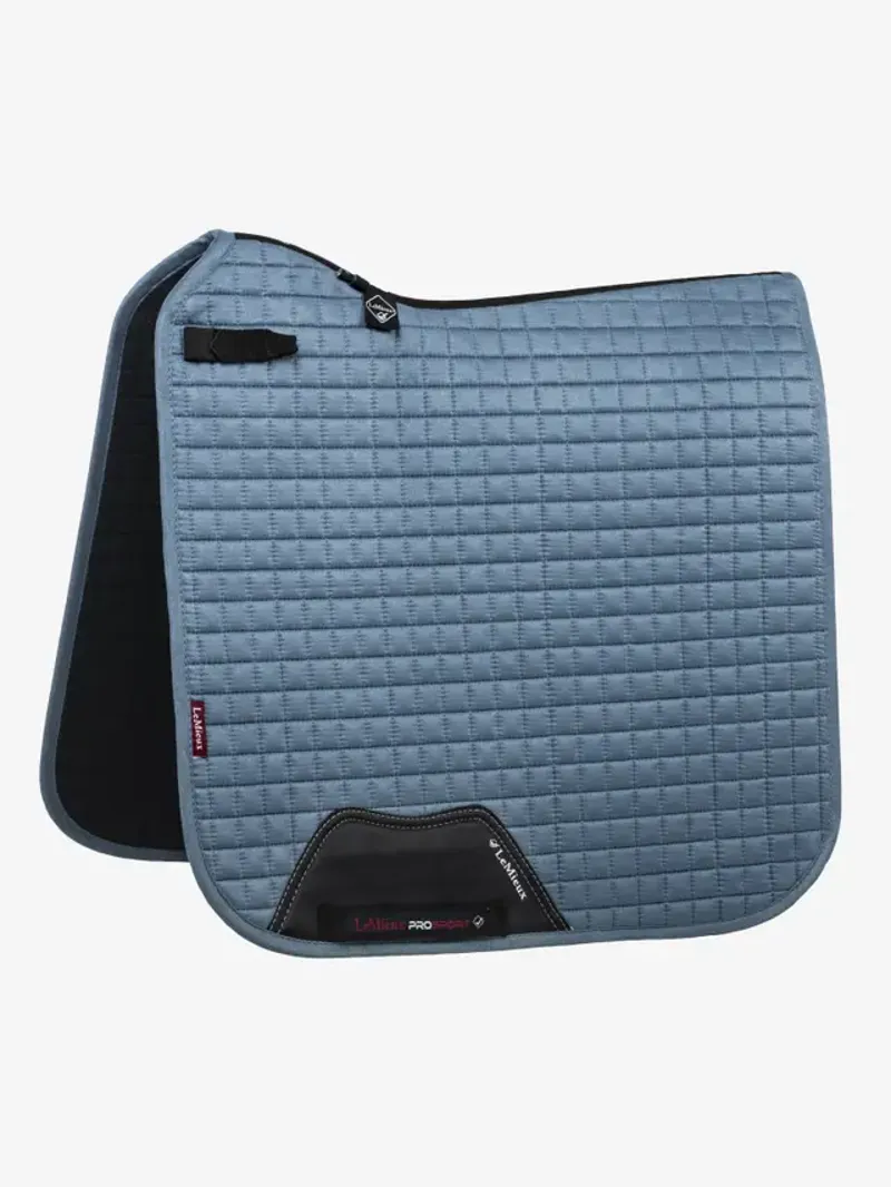 LeMieux Suede Dressage Square - Ice Blue - L