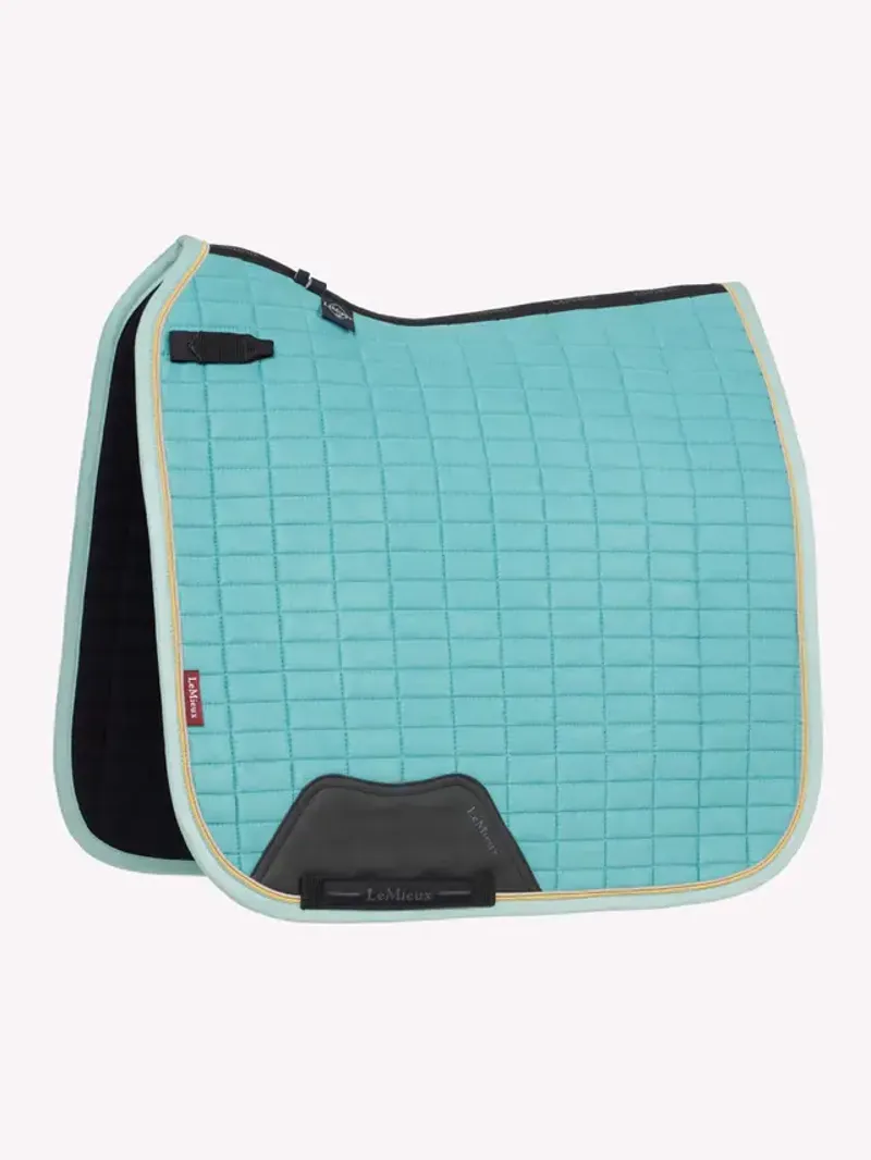 LeMieux Suede Dressage Square - Lagoon - L