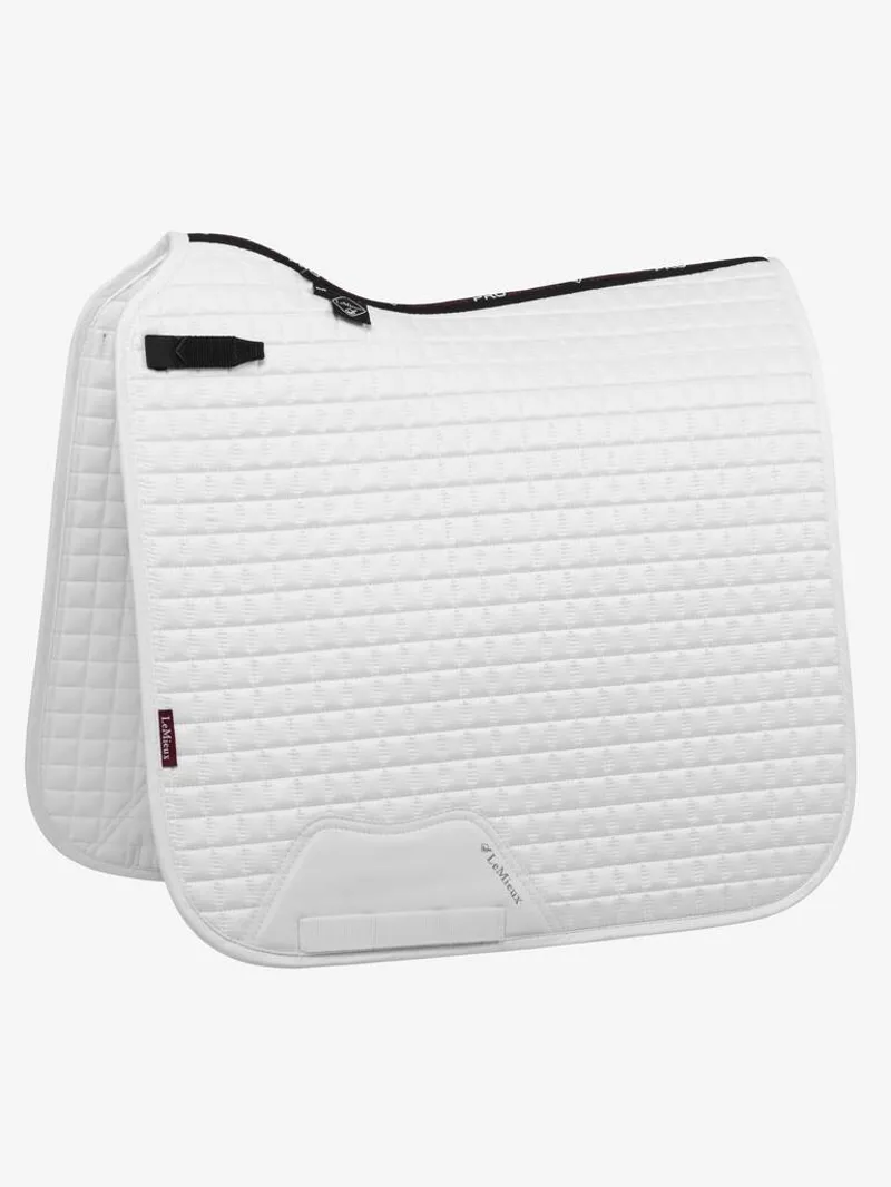 LeMieux Suede Dressage Square - White - S/M