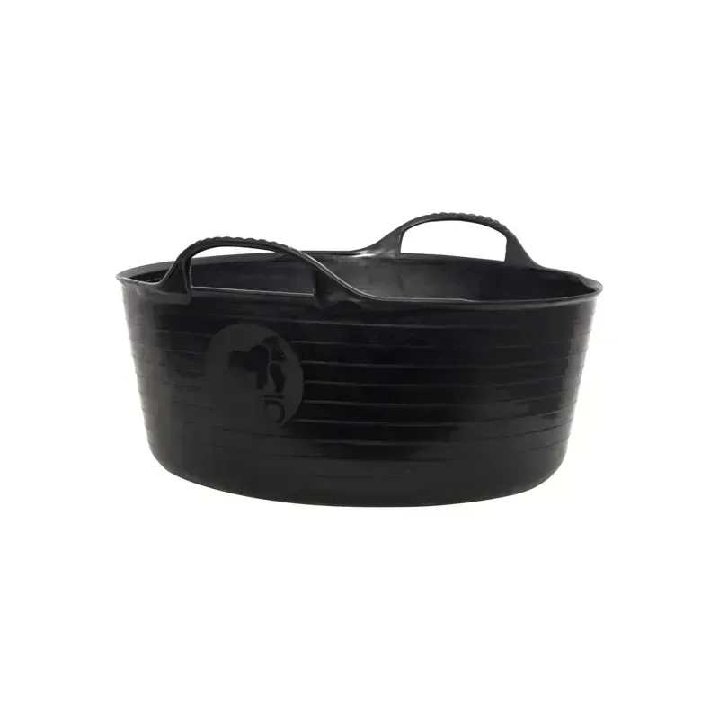 Red Gorilla Shallow Feed Bucket - Black
