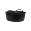 Red Gorilla Shallow Feed Bucket - Black