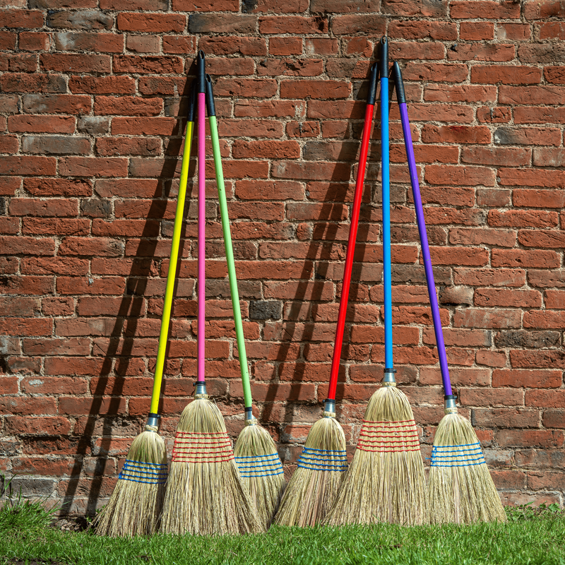 Red Gorilla Standard Corn Broom - Assorted Colours-1