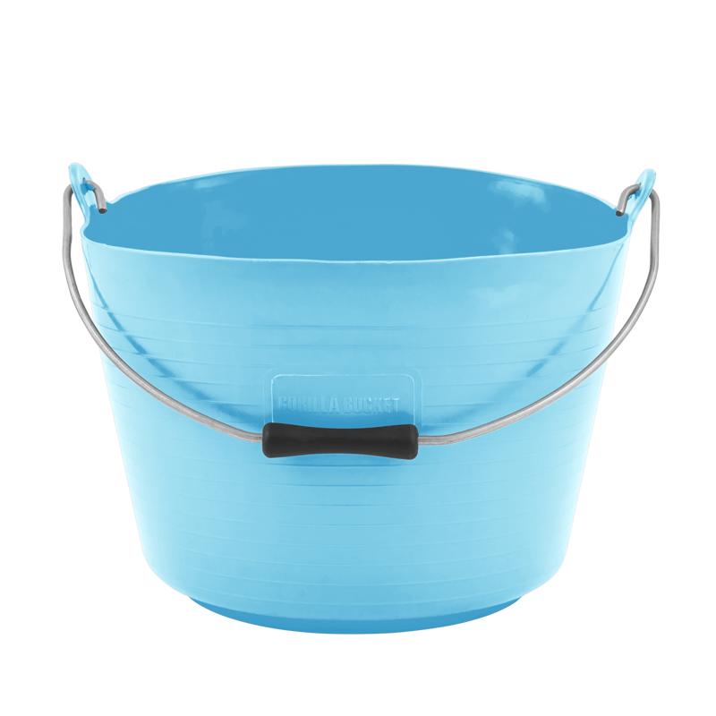 Red Gorilla Tub Feed Bucket - Blue-1