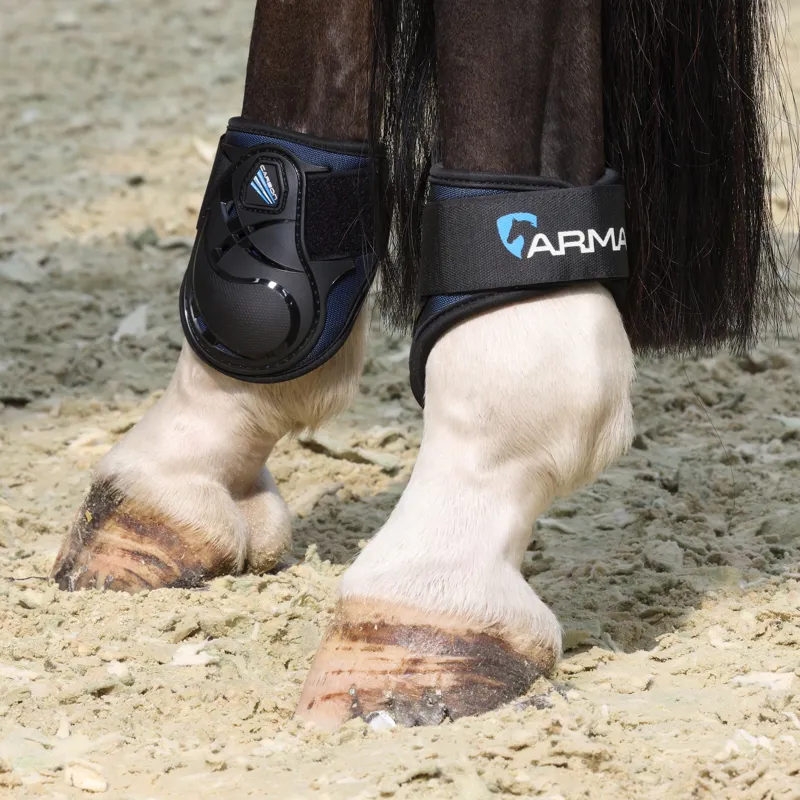 Shires ARMA Carbon Fetlock Boots - Black-5