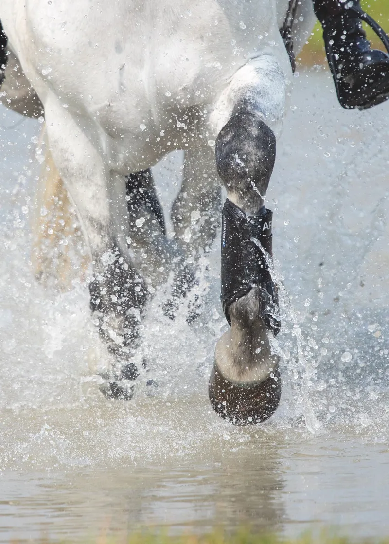 Shires ARMA Cross Country Boots Front - Black-1
