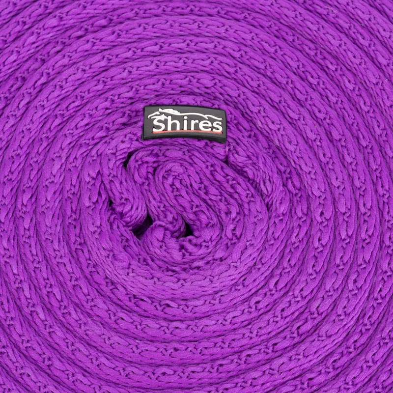 Shires Arma Cushion Web Lunge Line - Purple-4