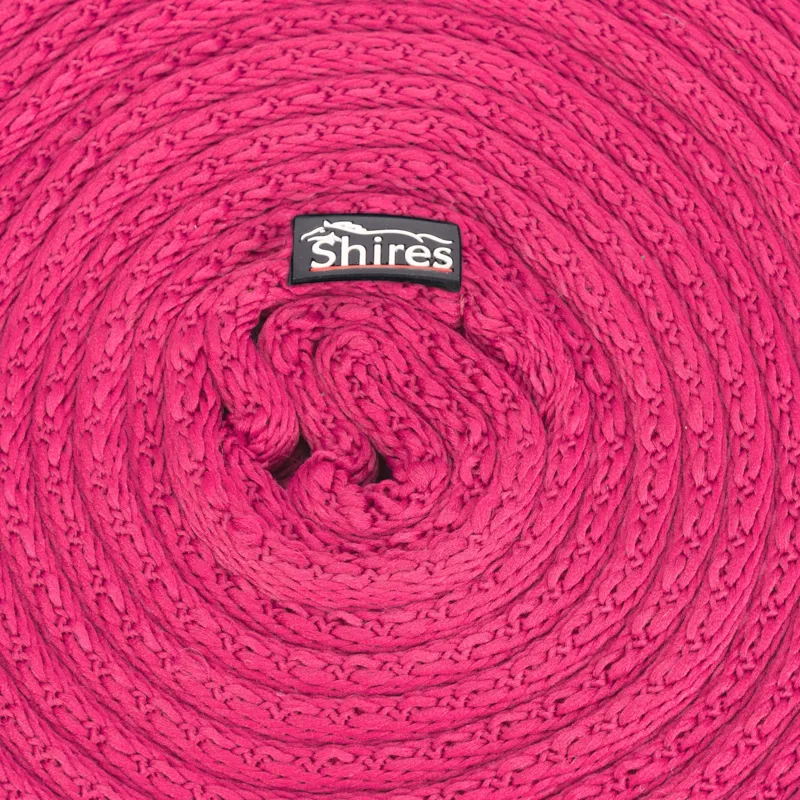 Shires Arma Cushion Web Lunge Line - Raspberry-4