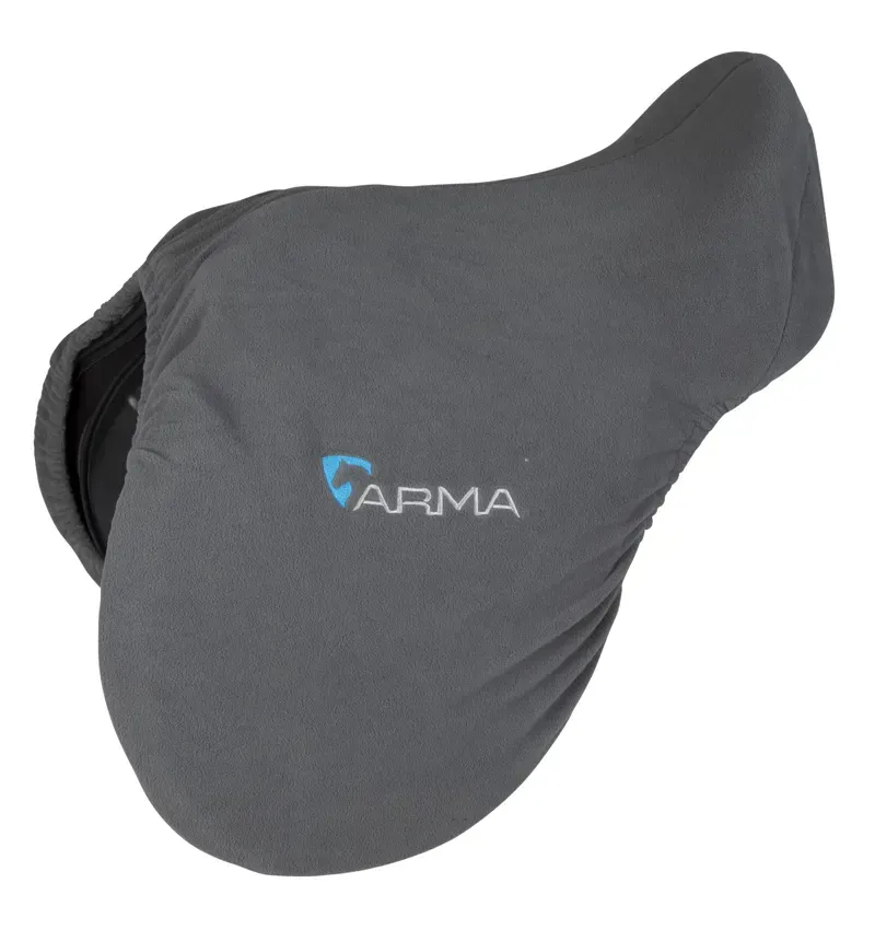 Shires Arma Fleece Saddle Cover - Grey