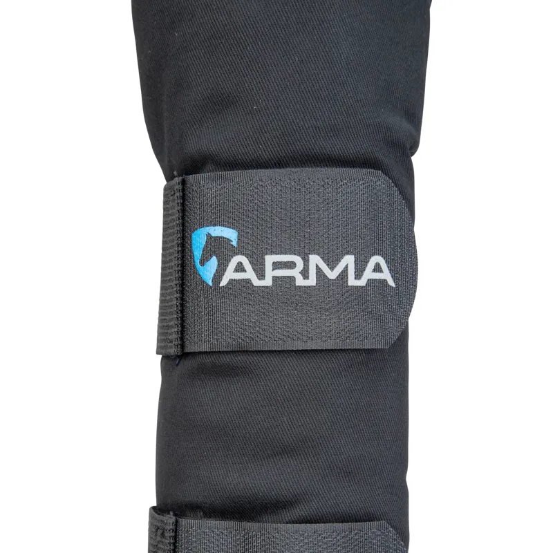 Shires Arma Padded Tail Guard With Bag - Black-1