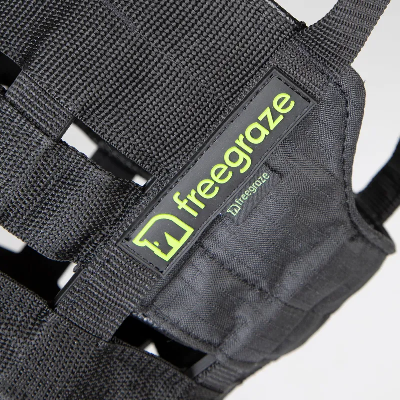 Shires FreeGraze Comfort Grazing Muzzle - Black-1