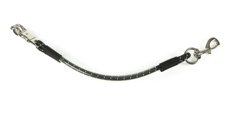 Shires Heavy Duty Bungee Trailer Tie - Black