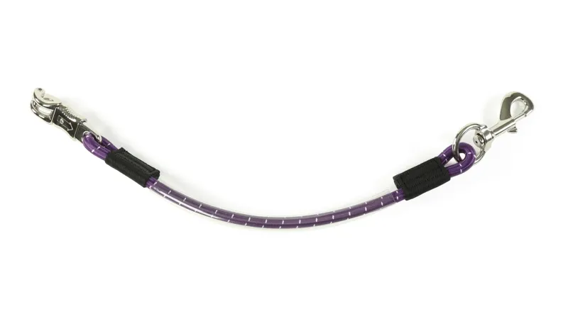 Shires Heavy Duty Bungee Trailer Tie - Purple